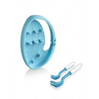 Kleszczołapki Tick Twister Clipbox niebieskie