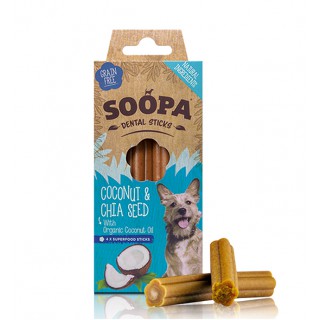 SOOPA Dental Stick Kokos i Nasiona Chia Coconut & Chia Seed