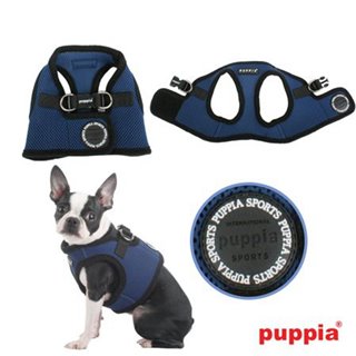 Szelki dla psa kamizelka PUPPIA Soft Vest Harness granatowe