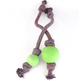 Piłka na sznurze ekologiczna zabawka dla psa Beco Pets