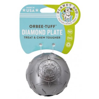 PLANET DOG Diamond Plate Ball Steel Mega wytrzymała piłka dla psa