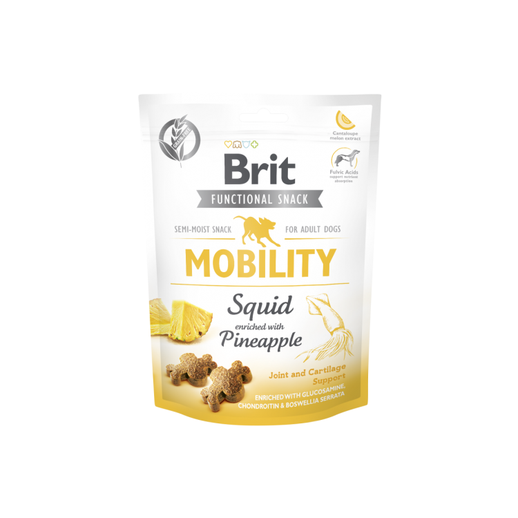 BRIT CARE Functional Snack Mobility Squid - Stawy 150 g