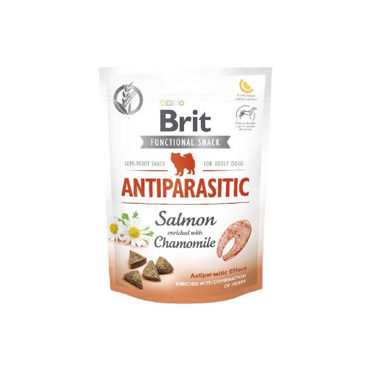 BRIT CARE Functional Snack Antiparasitic Salmon - Przeciwpasożytniczy 150 g