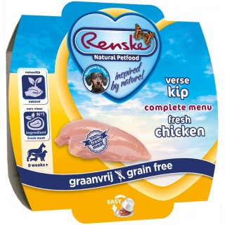 RENSKE Chicken Świeży Kurczak bez zbóż Karma mokra dla psa 100 g