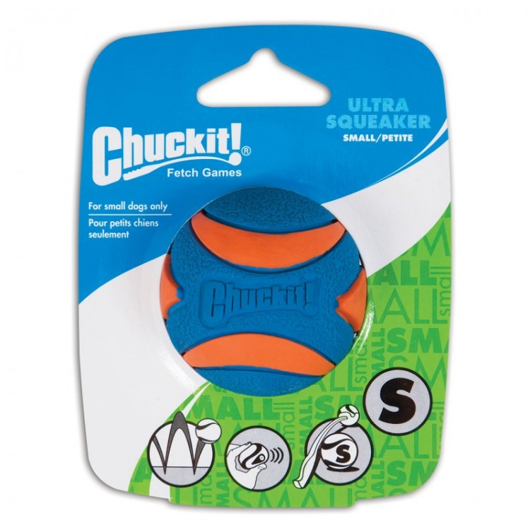 CHUCKIT! Ultra Squeaker Ball Piłka z piszczałką dla psa