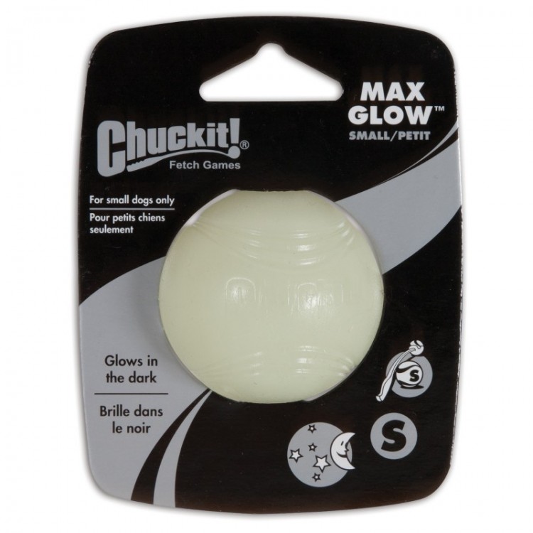 CHUCKIT! Max Glow Ball Piłka dla psa świecąca w ciemności