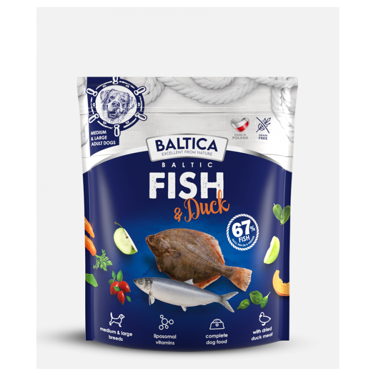 BALTICA Fish & Duck Średnie Duże Rasy