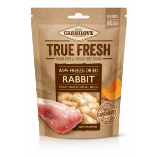 Carnilove Raw Freeze-Dried Rabbit with Pumpkinprzysmak dla psa z królika z dynią
