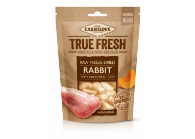Carnilove Raw Freeze-Dried Rabbit with Pumpkinprzysmak dla psa z królika z dynią