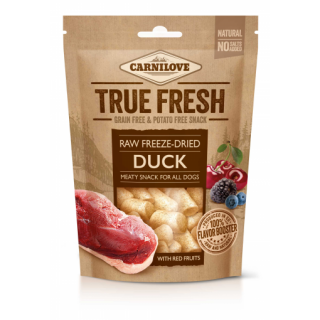 CARNILOVE Raw Freeze-Dried Duck with Red Fruits Liofilizowany przysmak dla psa