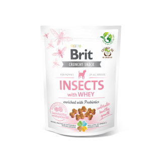 BRIT CARE Insects with Whey Puppy Przysmak z owadami i serwatką 200g