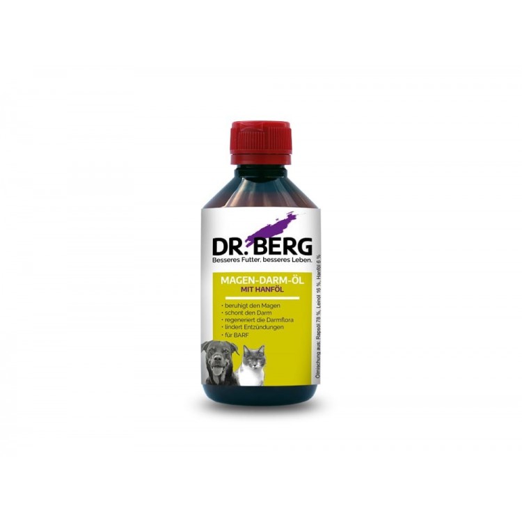 DR.BERG Żołądek i jelita Mieszanka olejów z olejem z nasion konopi 250 ml