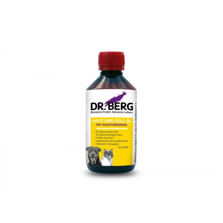 DR.BERG Skóra i sierść Mieszanka olejów z olejem z wiesiołka 250 ml