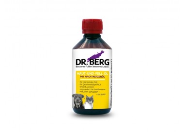 DR.BERG Skóra i sierść Mieszanka olejów z olejem z wiesiołka dla psa 250 ml
