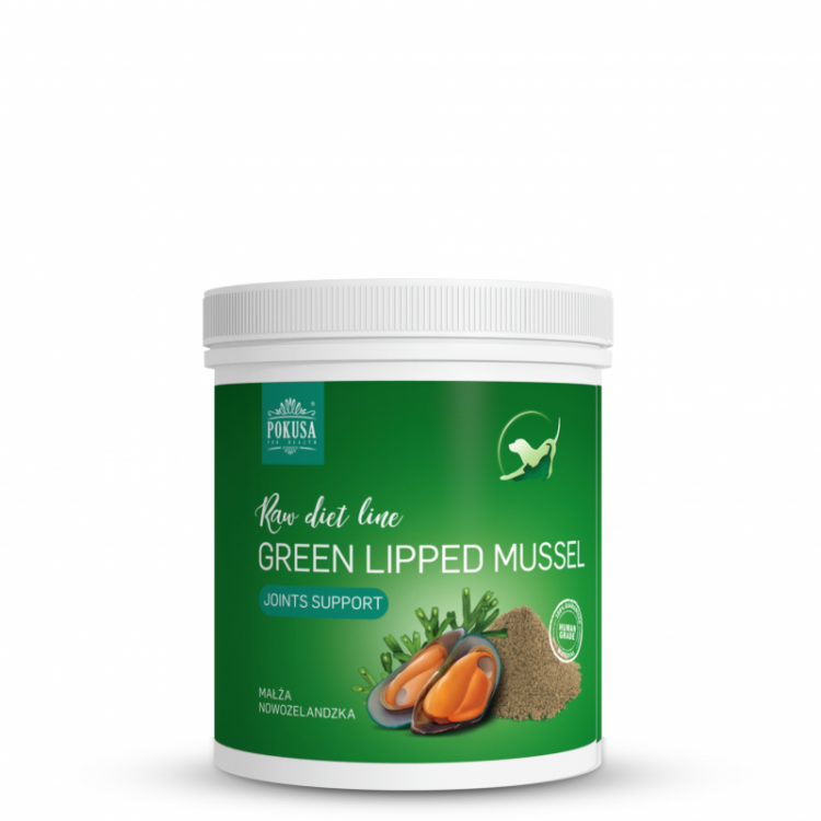 POKUSA RawDietLine Małż nowozelandzki Green Lipped Mussel 150g
