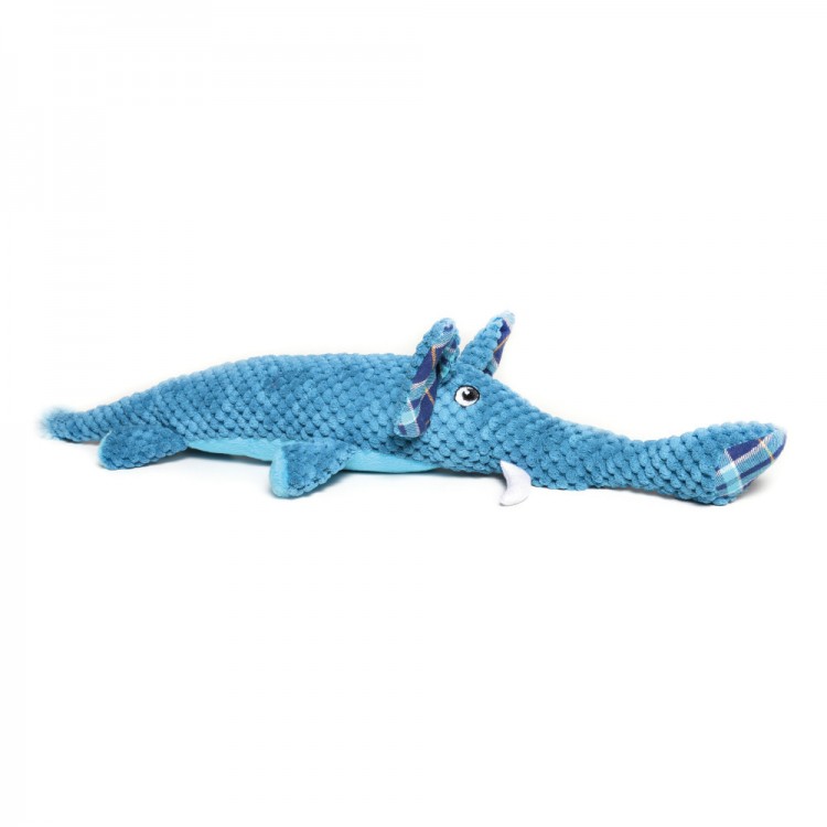 Record Blue Elephant Słoń duża pluszowa zabawka dla psa 51 cm