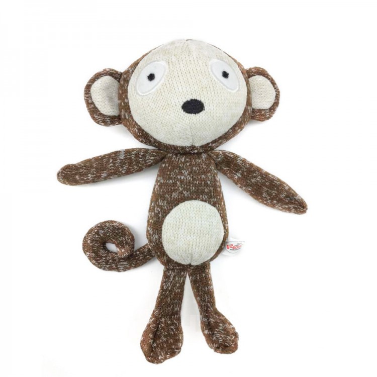 Record Cotton Monkey Bawełniana zabawka dla psa 19 cm