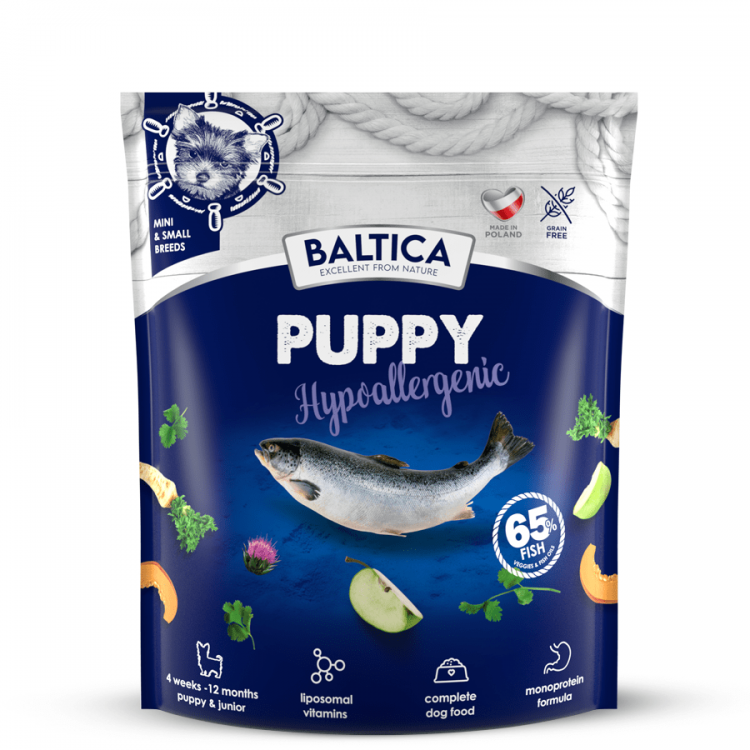 BALTICA Puppy Salmon Hypoallergenic Małe rasy 1kg