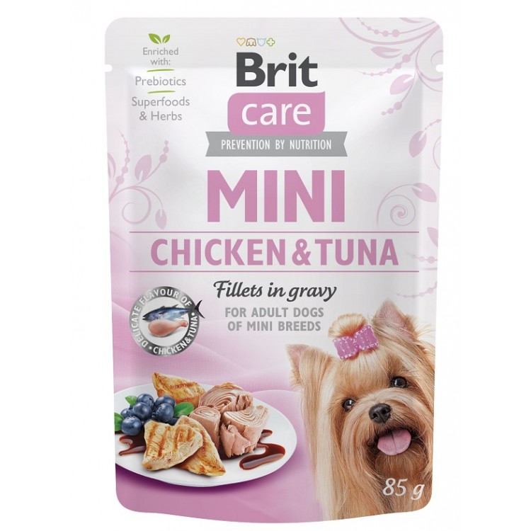 BRIT CARE Mini Chicken & Tuna - Kurczak i tuńczyk 85g