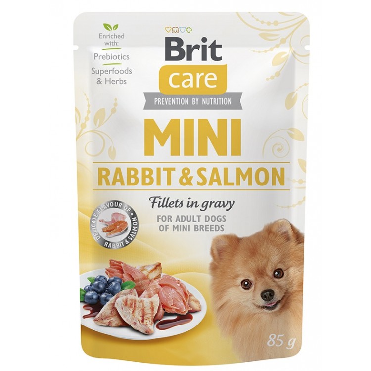 BRIT CARE Mini Rabbit & Salmon - Królik i łosoś 85g