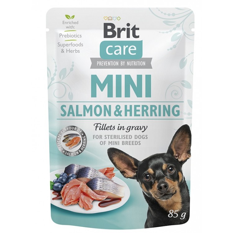 BRIT CARE Mini Salmon & Herring - Łosoś i śledź 85g