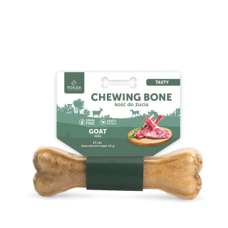POKUSA Chewing bone TASTY - kość do żucia z dodatkiem kozy 17cm