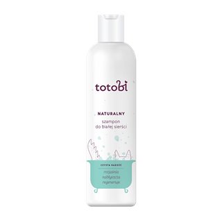 Naturalny szampon do białej sierści dla psa Totobi