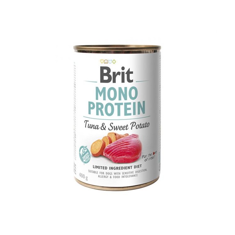 BRIT Mono Protein Tuna & Sweet Potato Tuńczyk z batatami 400g