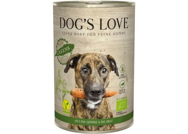 DOG’S LOVE BIO GREENS – ekologiczna warzywno-owocowa karma dla psów 400g