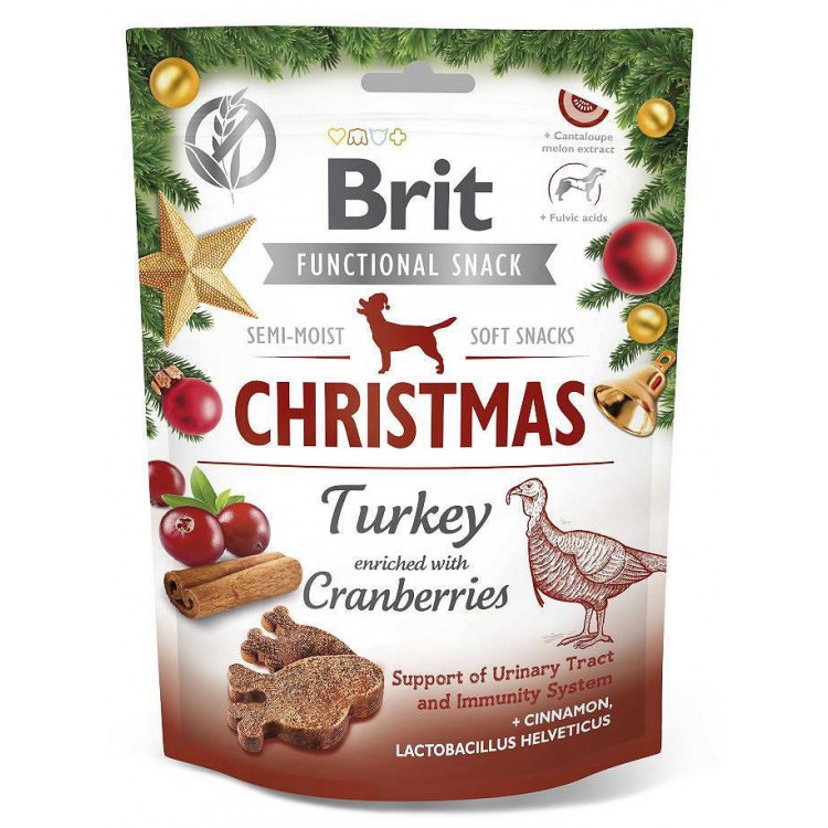 BRIT CARE Turkey Christmas Snack With Cranberries 150g