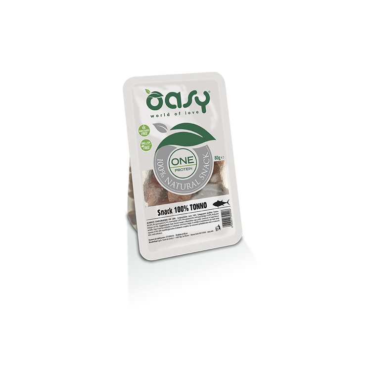 OASY One protein snack Tuńczyk 100% - Przysmaki dla psów 80g