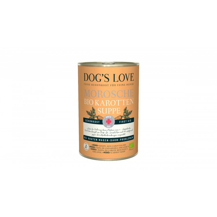 DOG’S LOVE BIO Morosche– ekologiczna zupa Moro z marchwi 400g