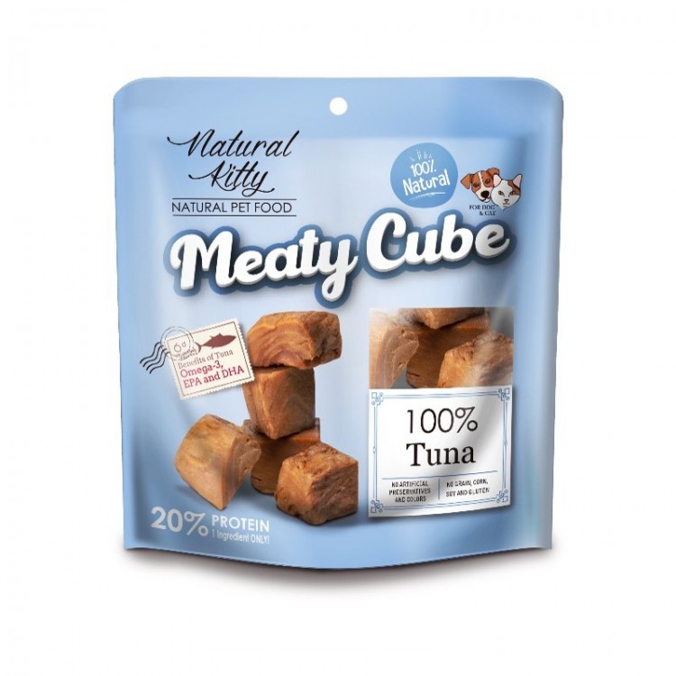 PETTRIC Meaty Cube 100% Tuńczyk - Przekąska dla psa i kota 60g